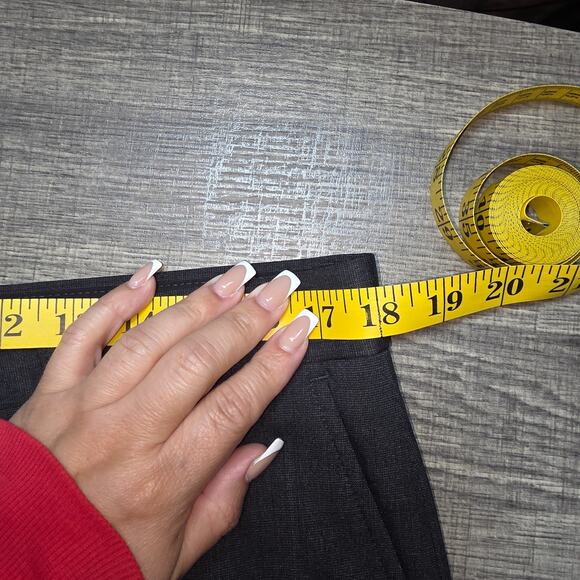 Design Collective Dress Pants Men 36R Gray Charcoal Flat Front Classic Fit Slack - Picture 7 of 11